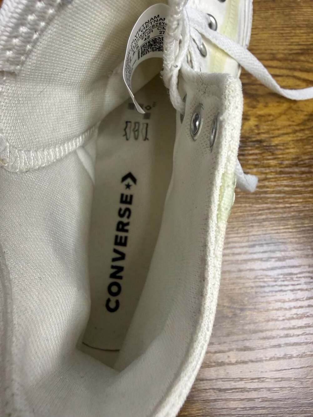 Converse Chuck Taylor All Star CX Explore High Top White/Black Sneakers A05179F - Picture 7 of 7